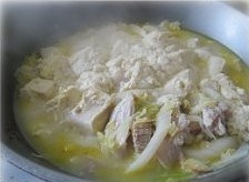 白菜燉凍豆腐的做法 步骤4