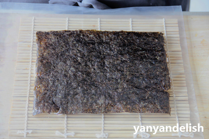 照燒鰻魚牛油果&海蝦沙拉芒果壽司的做法 步骤15