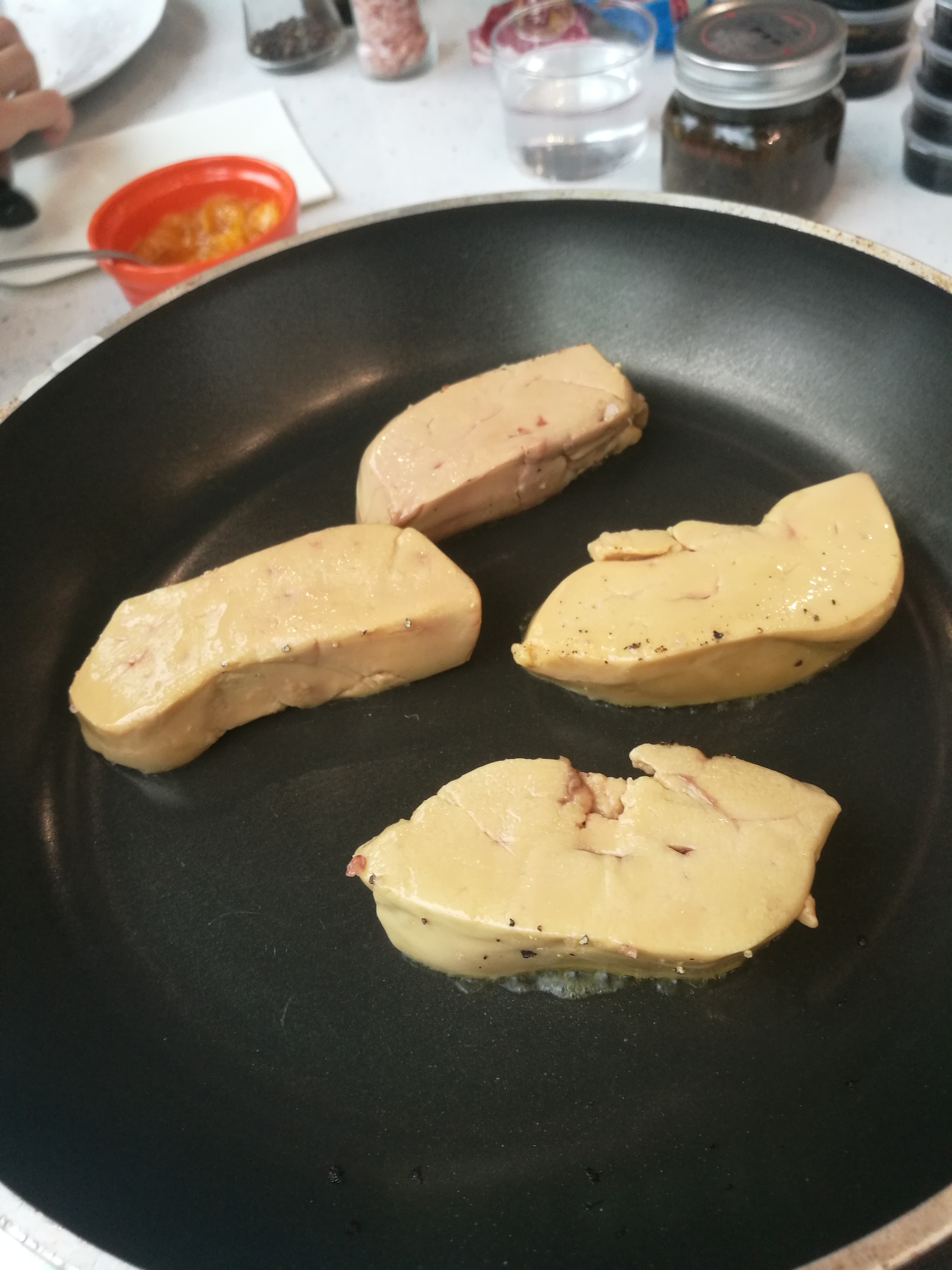 香煎（鴨）鵝肝配香橙醬的做法 步骤9