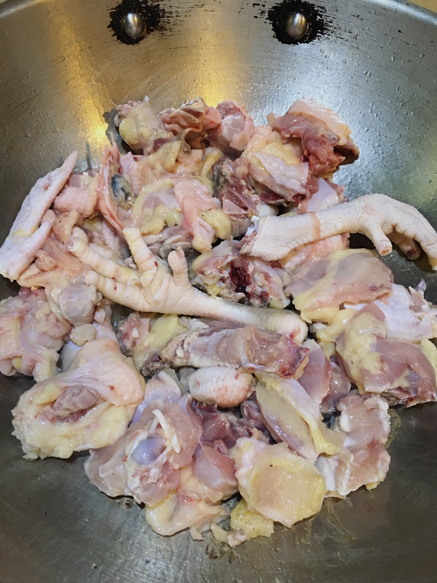 花菇海蔘燜雞的做法 步骤3