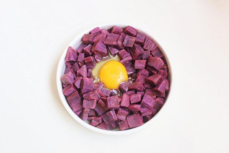 紫薯烤蛋（減肥增肌餐）的做法 步骤2
