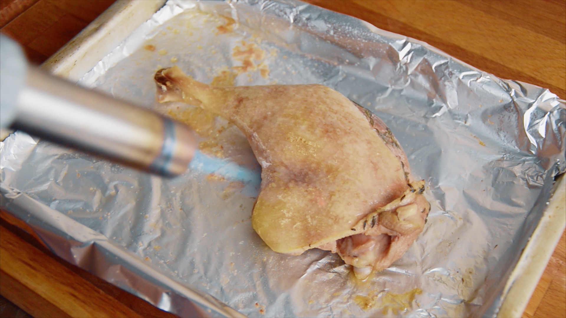 低溫慢煮 sous-vide 油封鴨腿配西洋菜色拉的做法 步骤20
