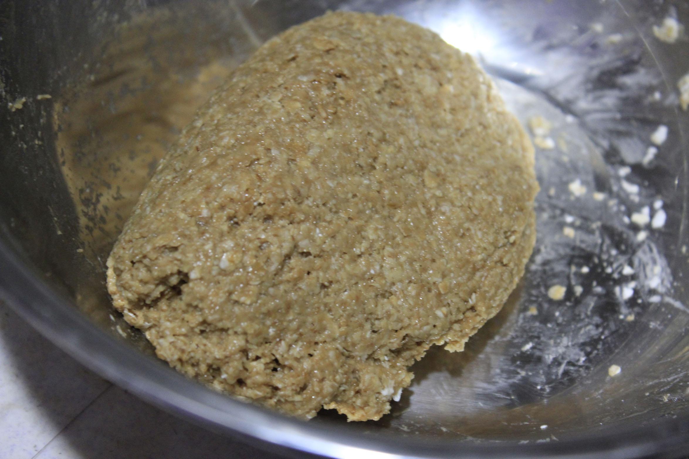 蜂蜜紅糖燕麥餅乾（無油）的做法 步骤2