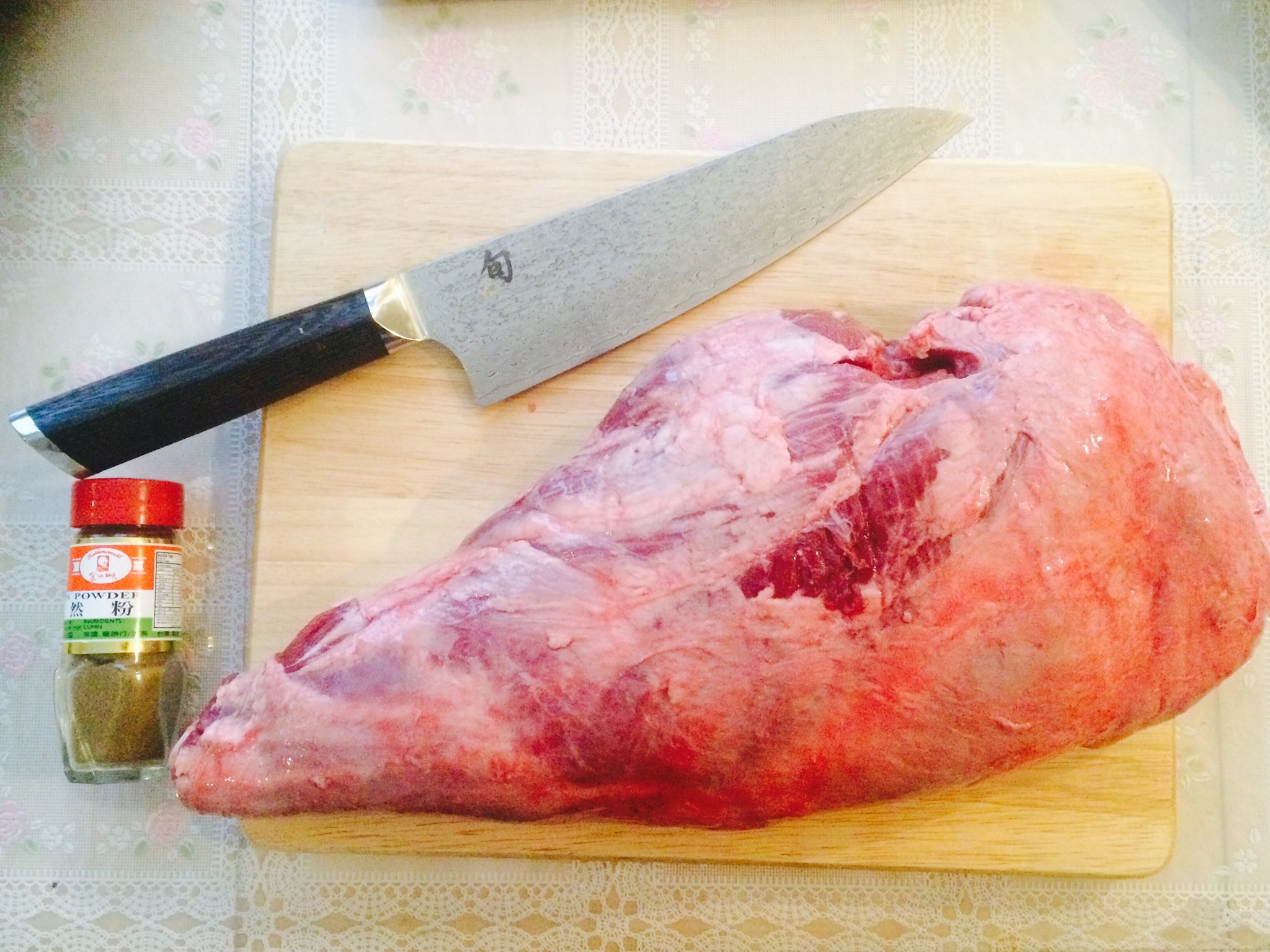 烤箱版新疆羊肉串的做法 步骤1