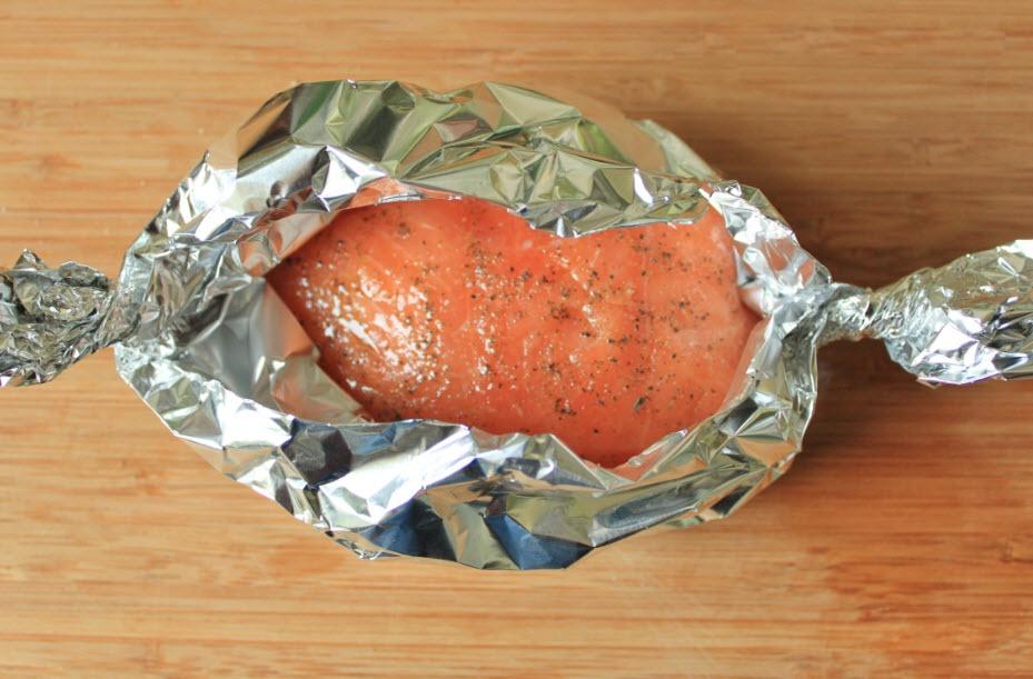 錫紙烤三文魚 （Salmon Baked in Foil）的做法 步骤5