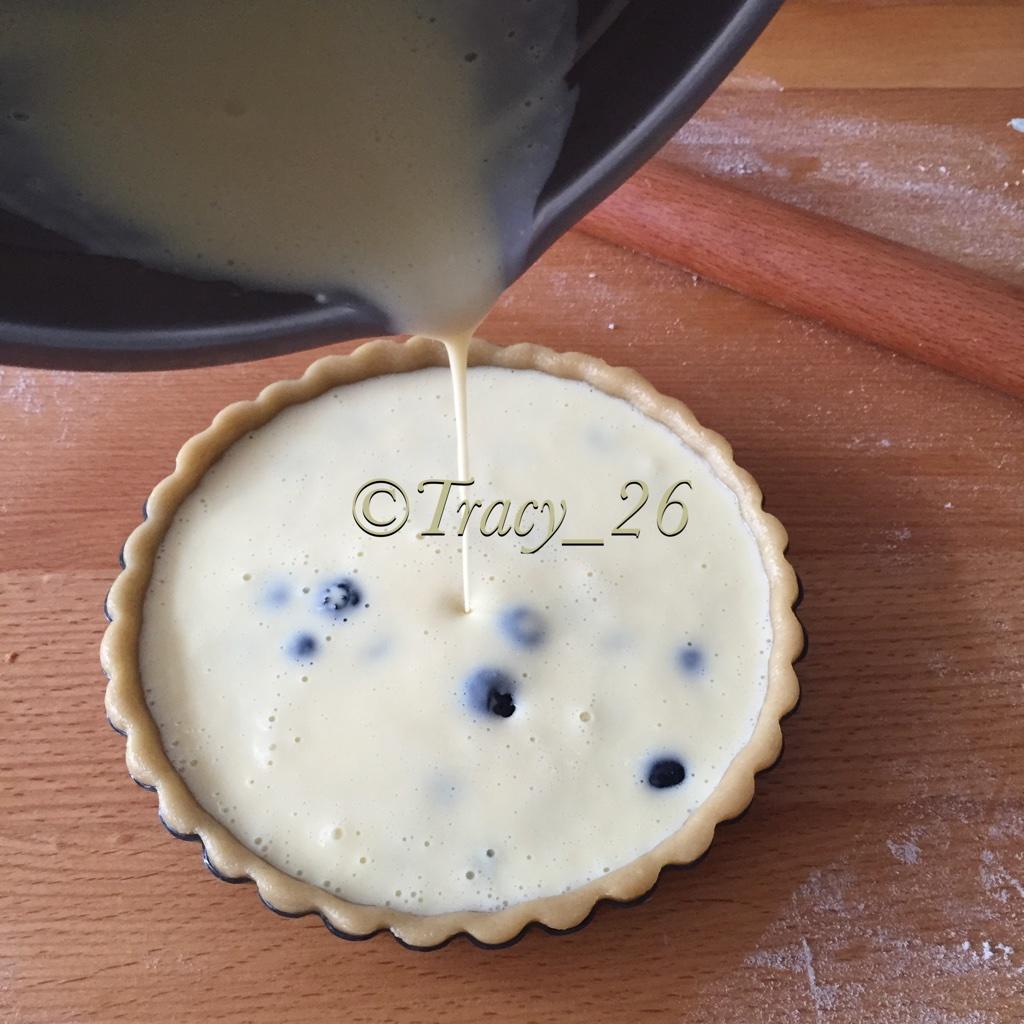 藍莓乳酪派的做法 步骤7