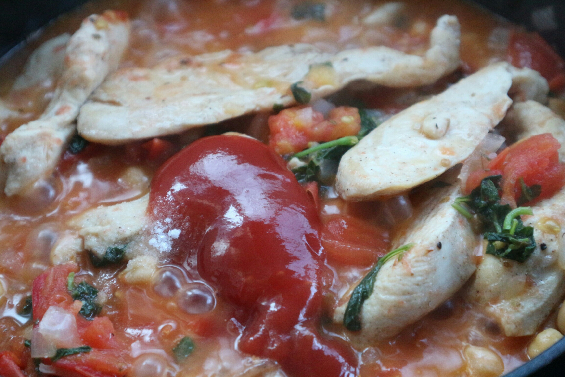 鷹嘴豆番茄羅勒燉雞肉的做法 步骤13