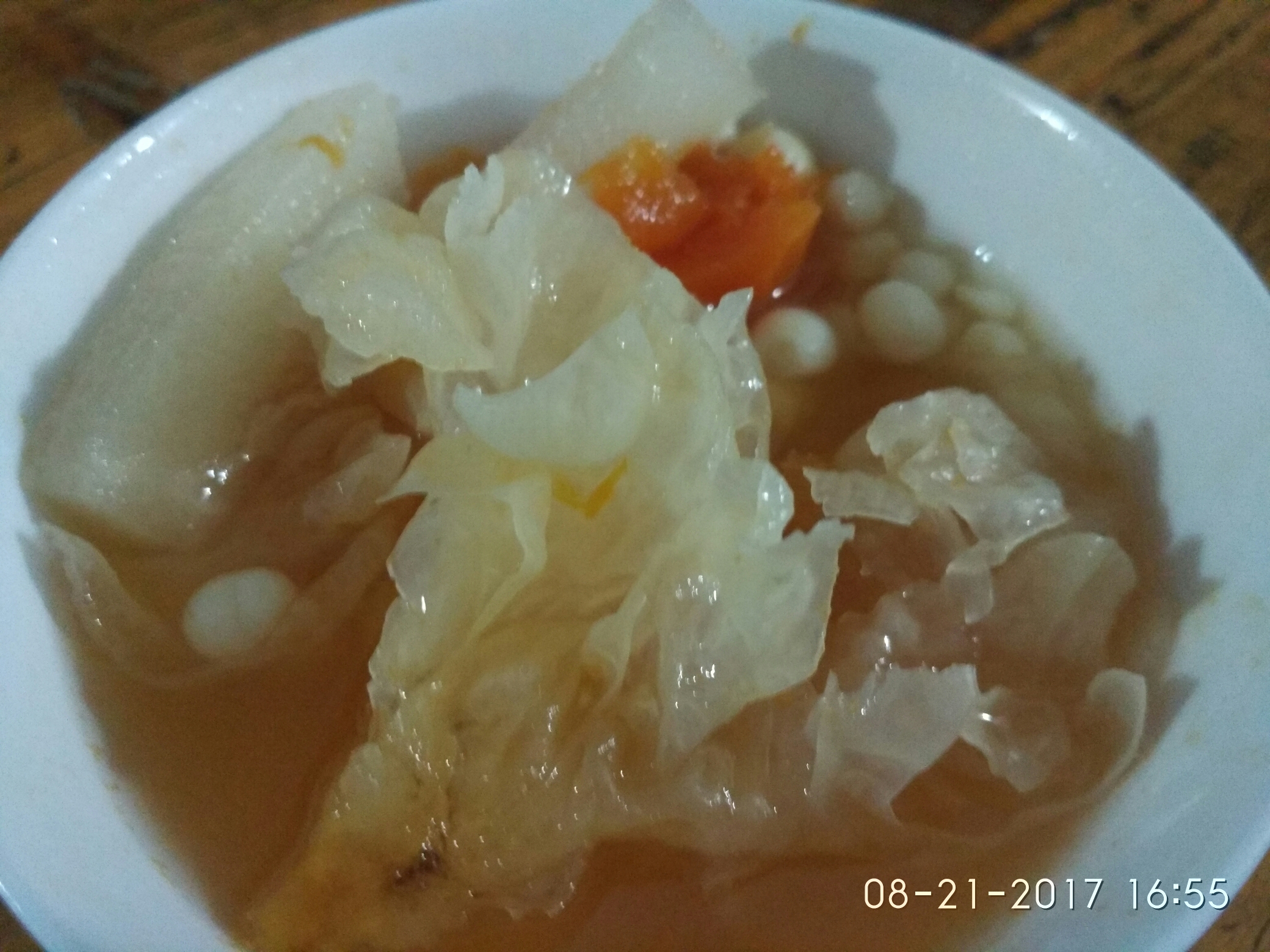 木瓜沙葛銀耳芡實甜湯的做法 步骤2