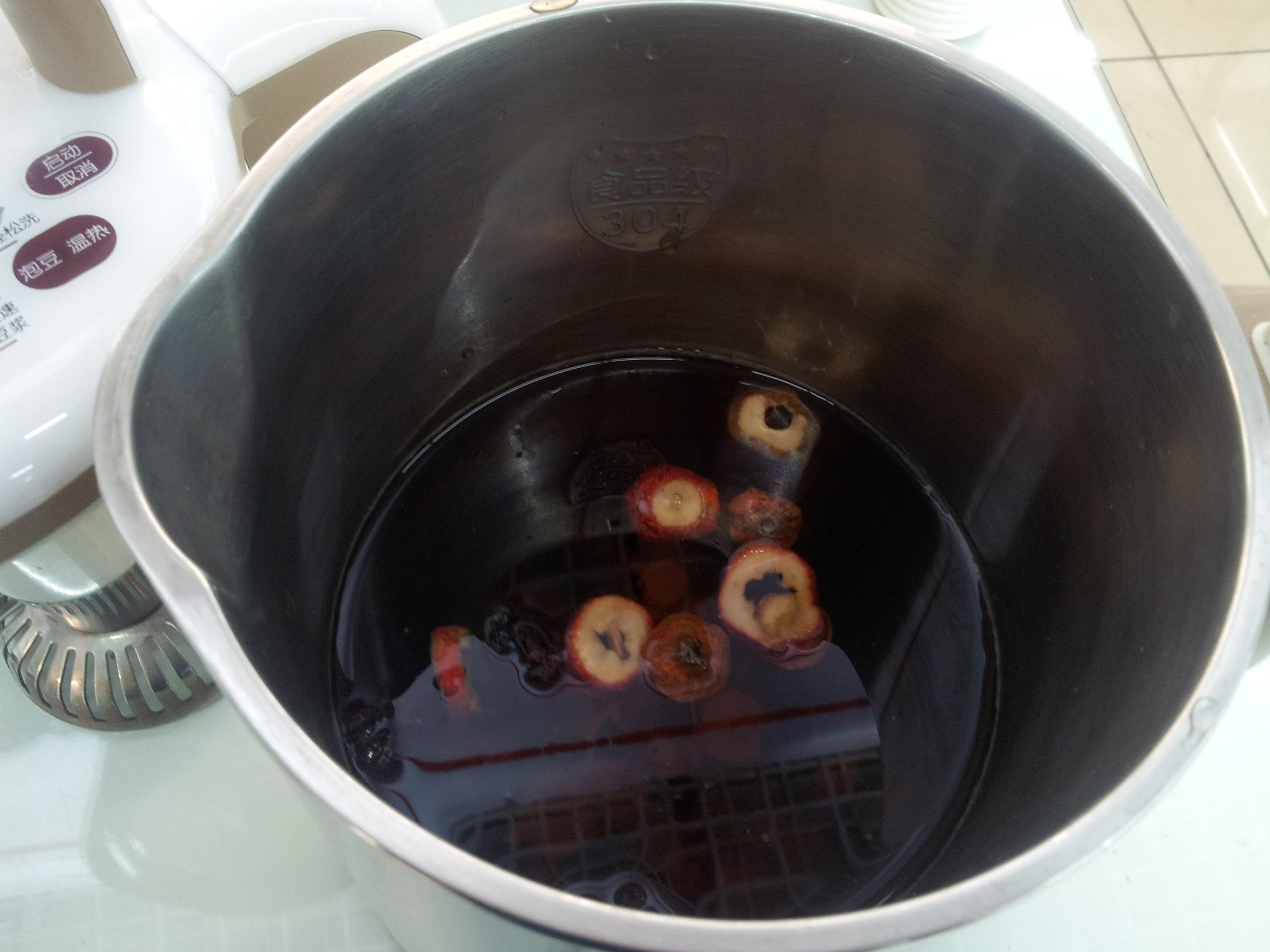九陽豆漿機版酸梅湯的做法 步骤3