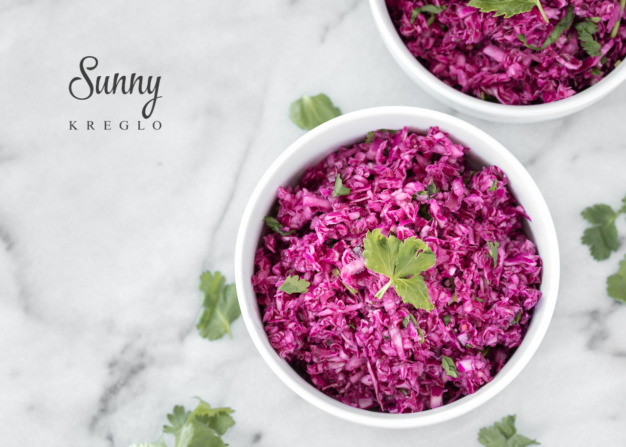 紫甘藍沙拉丨健康·三餐的做法 步骤4