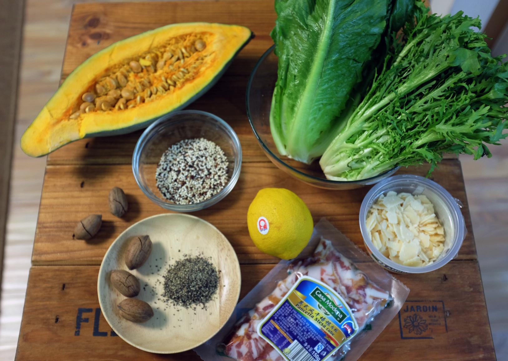 健康聖品-烤南瓜藜麥沙拉的做法 步骤1