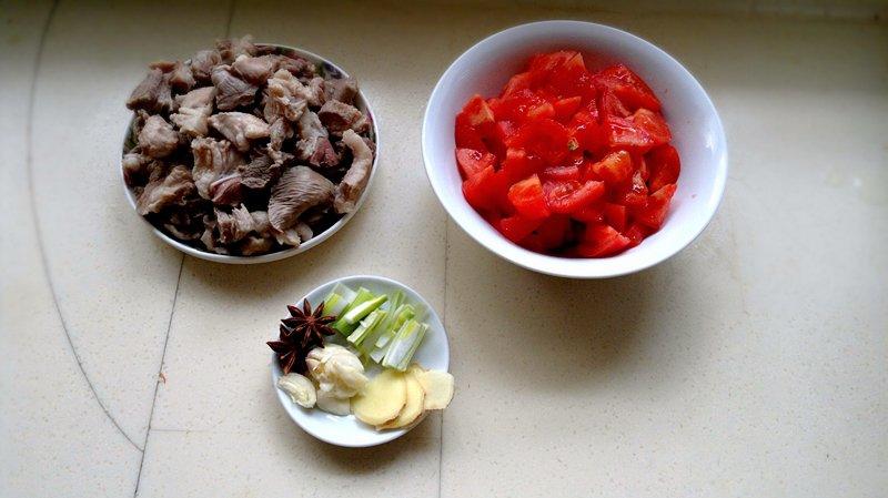 西紅柿燉牛肉，酸酸的開胃菜的做法 步骤1