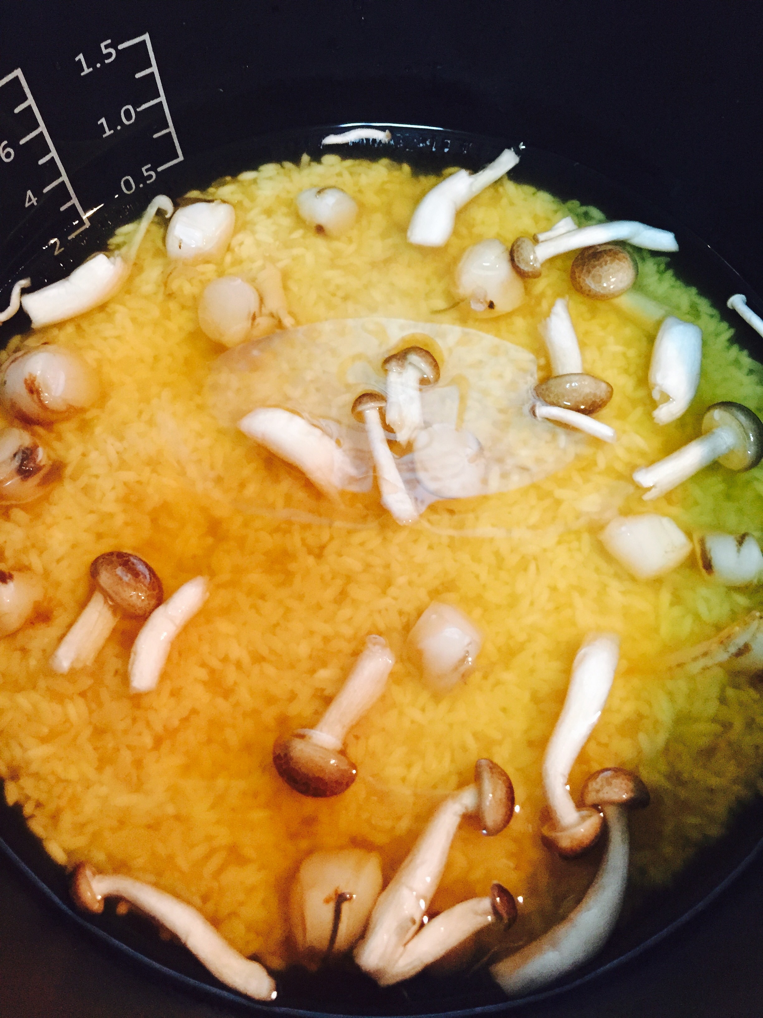 扇貝蟹腿菇飯的做法 步骤5