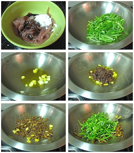 青椒肉絲的做法 步骤1