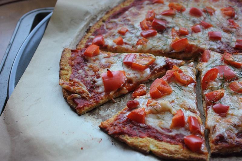 健康低熱量的菜花底披薩的做法 步骤7