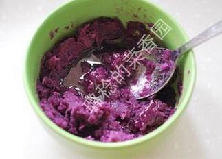 紫薯糯米涼糕的做法 步骤4