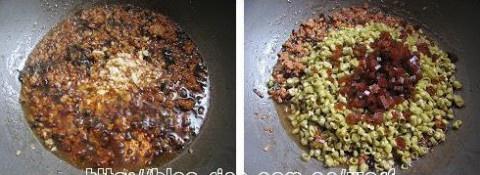 酸豆角肉末拌麪的做法 步骤5
