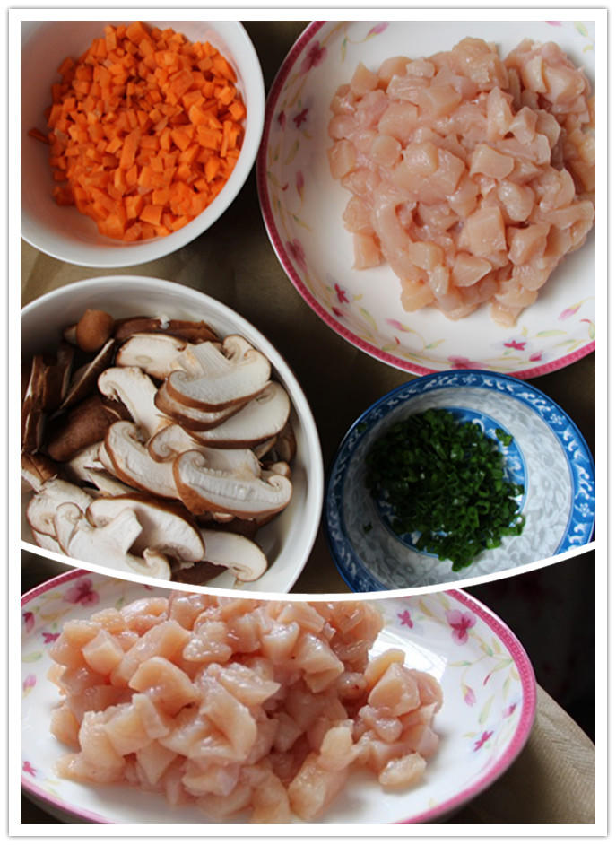 養胃粥香菇雞肉粥的做法 步骤1