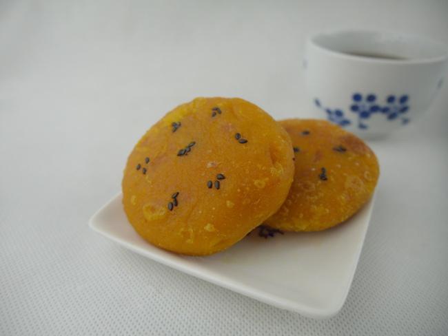 【秋季下午茶時光】紫薯南瓜餅的做法 步骤4