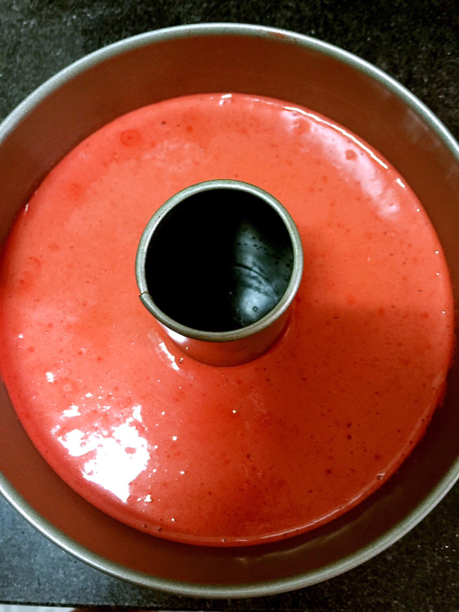 紅絲絨戚風蛋糕-精華液版的做法 步骤15