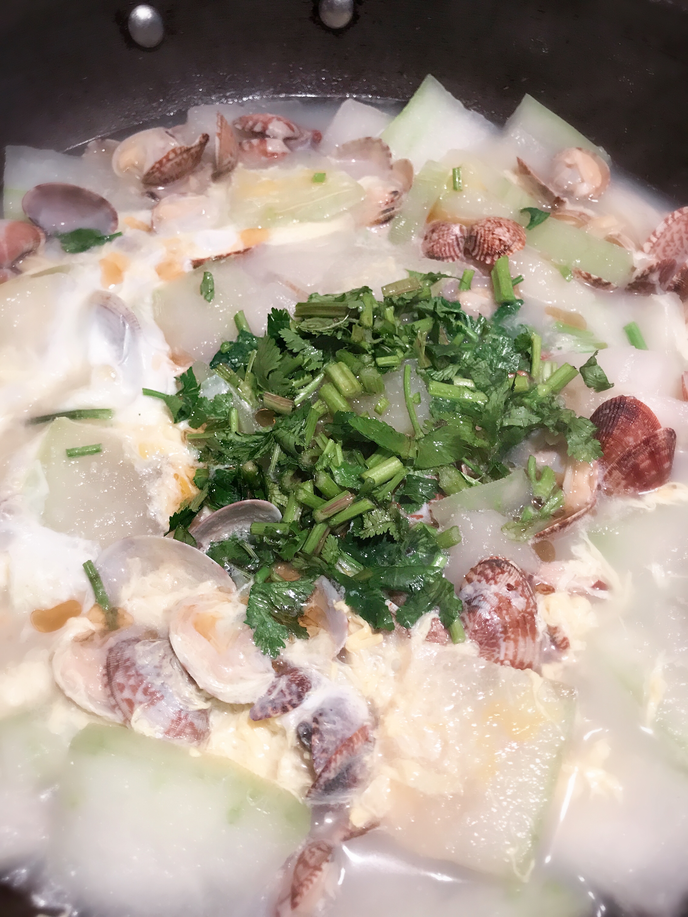 冬瓜蛤蜊湯的做法 步骤7