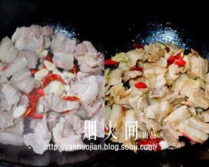幹鍋花菜的做法 步骤3
