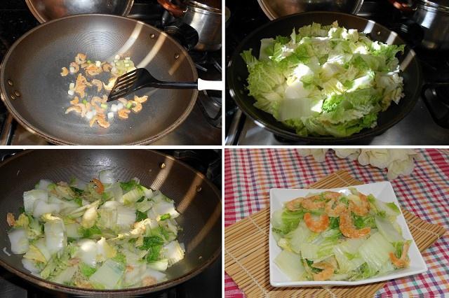 蝦米白菜的做法 步骤2