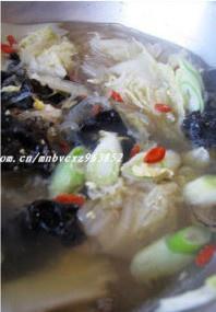 牡蠣白菜湯的做法 步骤16