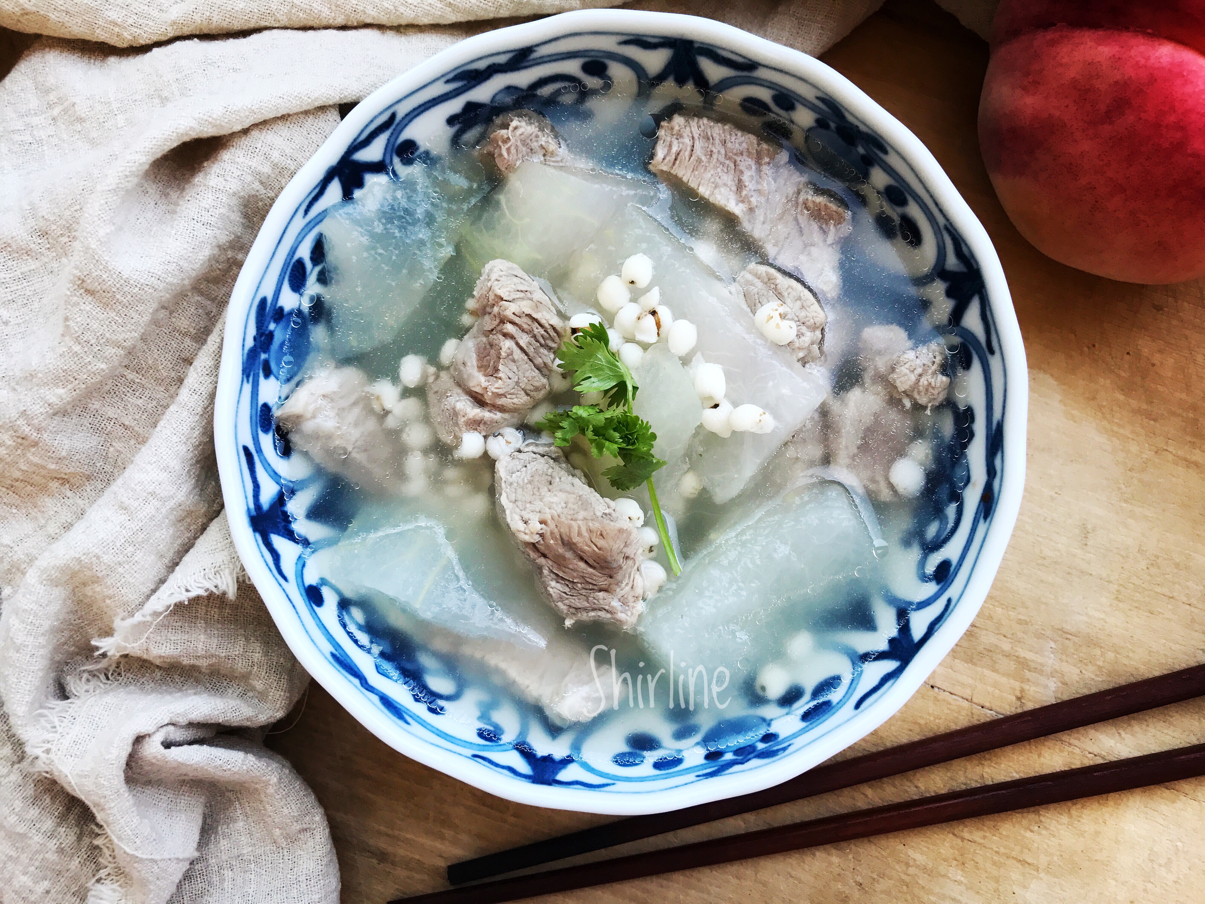 冬瓜瘦肉薏仁湯的做法 步骤5