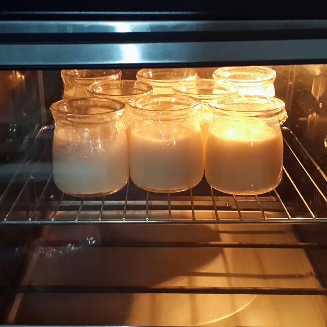 烤箱自制酸奶的做法 步骤3