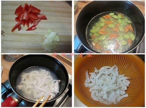 蠶豆雪菜炒目魚的做法 步骤2