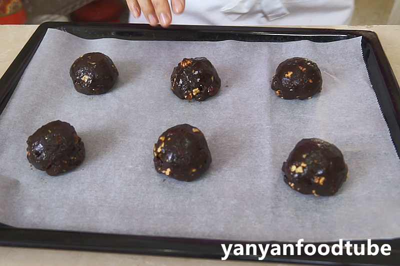 三重巧克力曲奇餅乾 Triple Chocolate Cookies的做法 步骤7