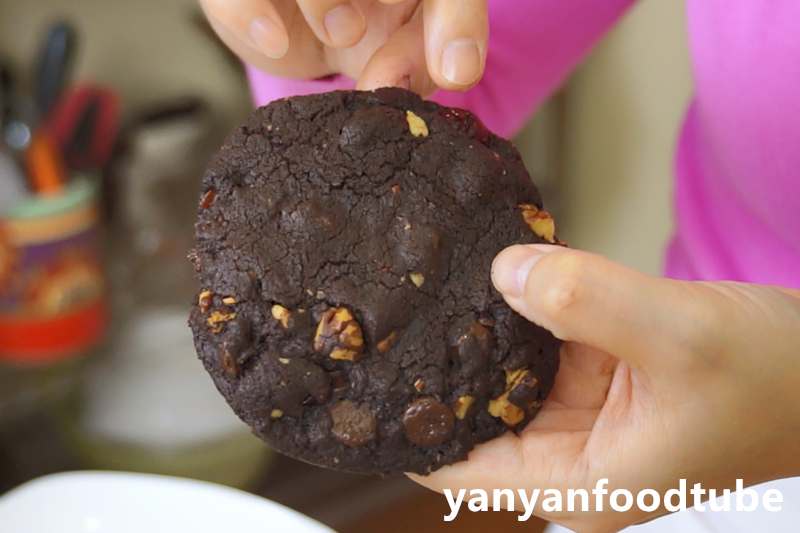 三重巧克力曲奇餅乾 Triple Chocolate Cookies的做法 步骤9