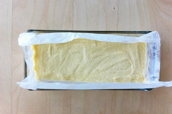 杏仁乳酪雙層蛋糕塊的做法 步骤6