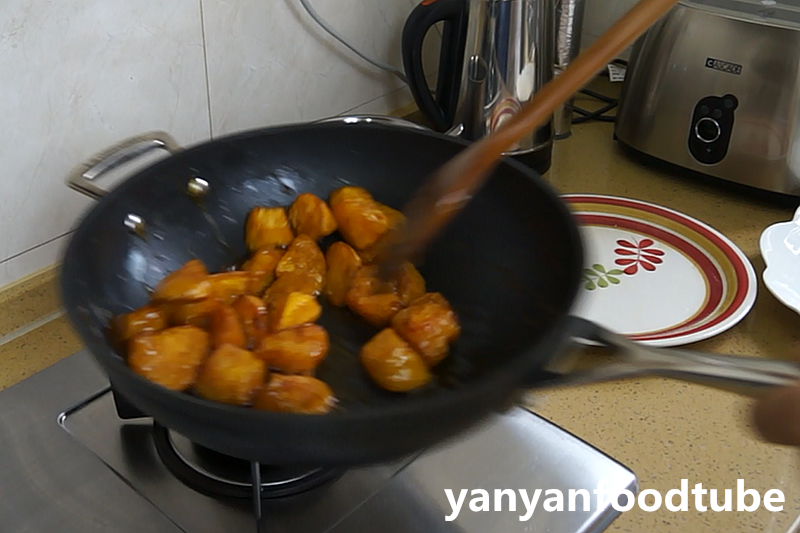 拔絲地瓜 Toffee Sweet Potato的做法 步骤7