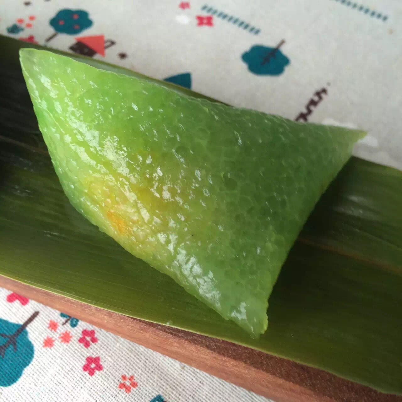斑蘭椰香芒果西米粽的做法 步骤5