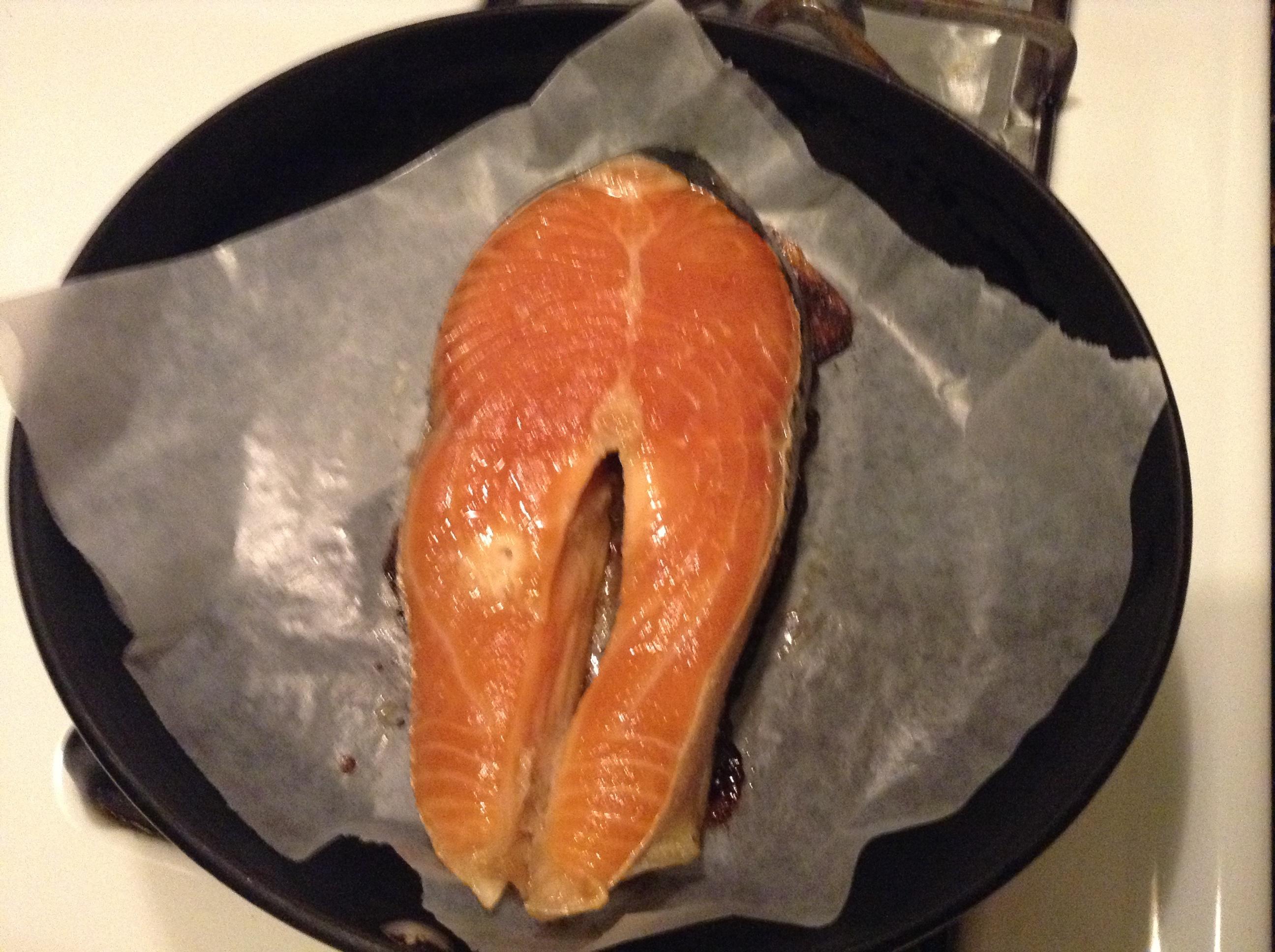 日式鮭魚茶泡飯的做法 步骤2