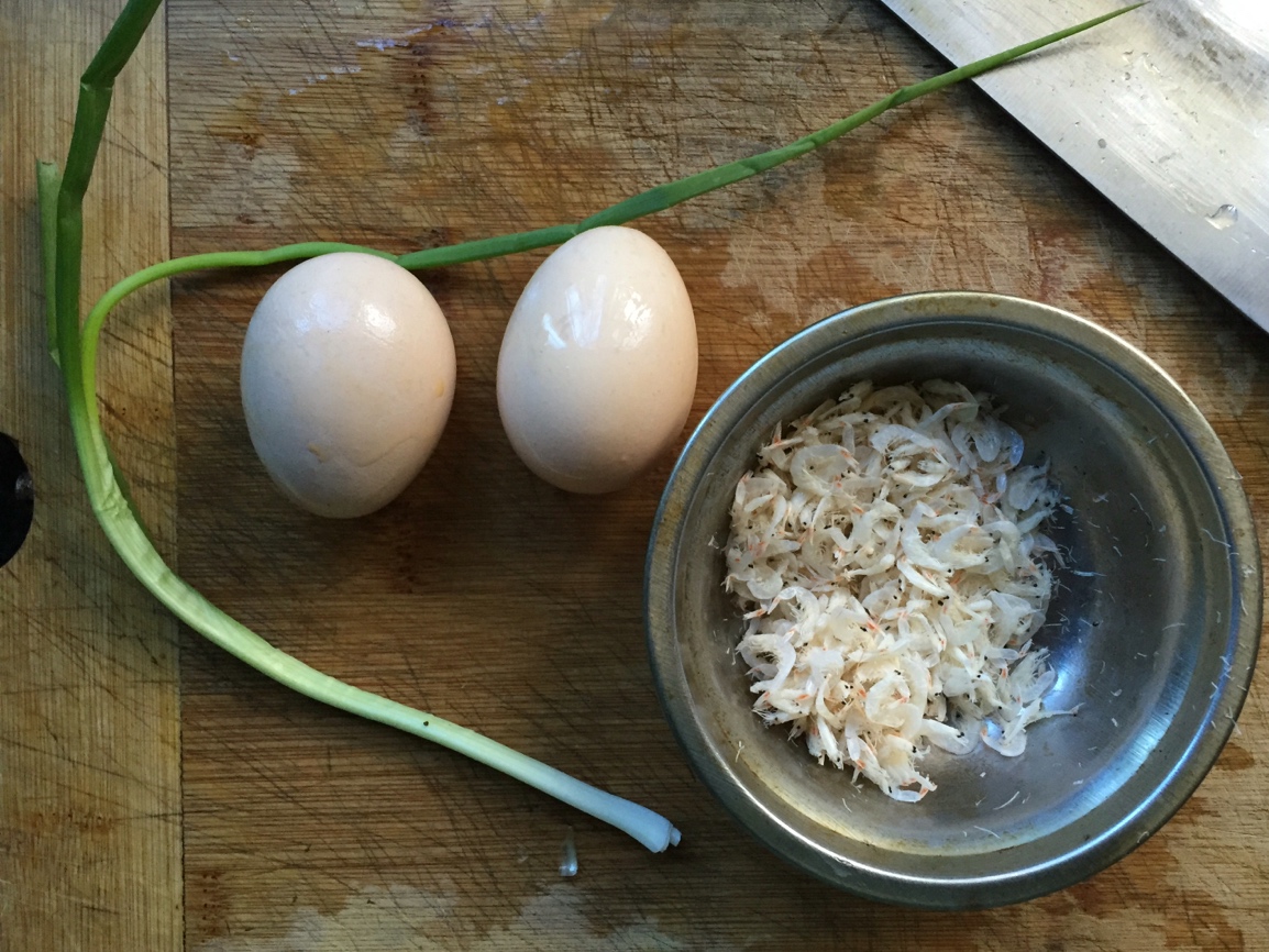 蝦米炒蛋的做法 步骤1