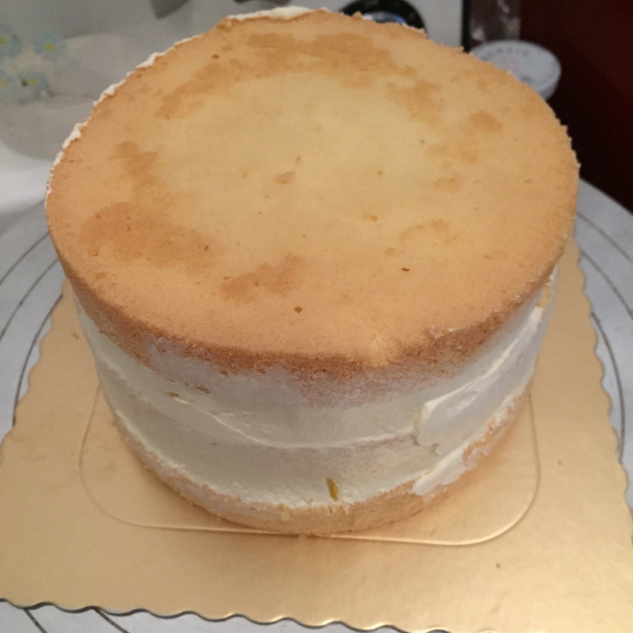 淡奶油裱花蛋糕的做法 步骤4