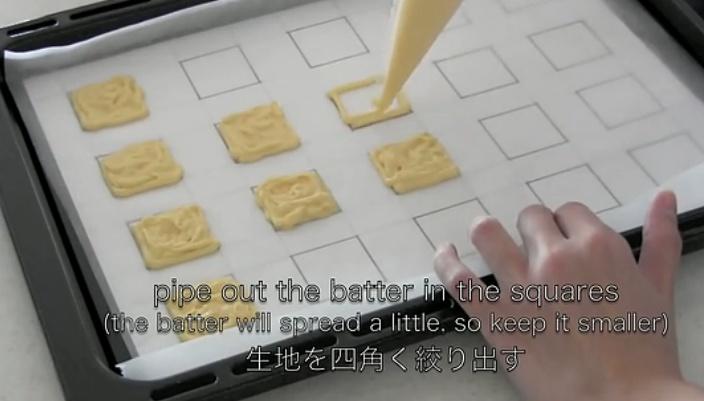 簡單！六種材料教你製作日本名吃 白色戀人夾心餅乾【杏乾兒翻譯】的做法 步骤12