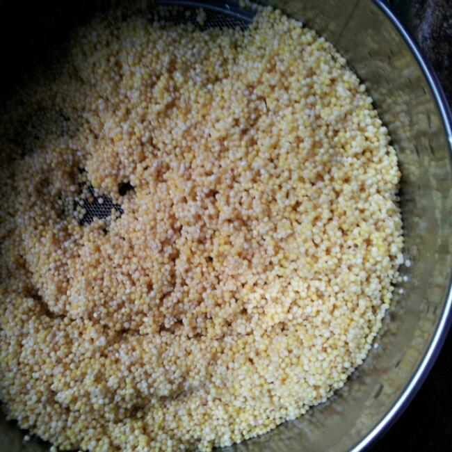 紅豆小米雜糧糕的做法 步骤3