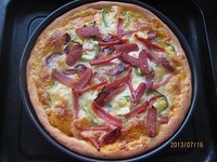 火腿腸披薩的做法 步骤8