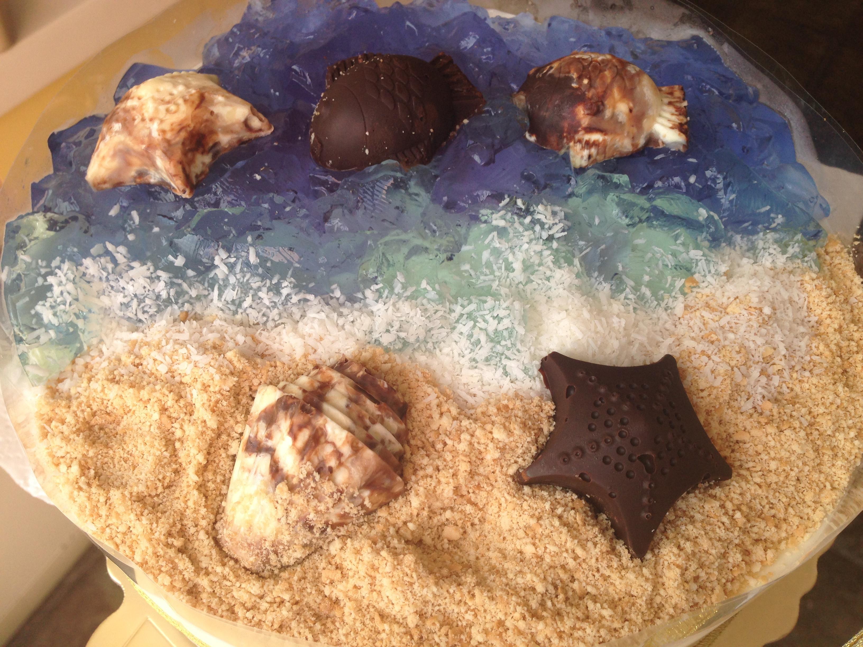 愛在馬爾地夫（8寸海洋酸奶慕斯蛋糕，蝶豆花純天然色素版）的做法 步骤8