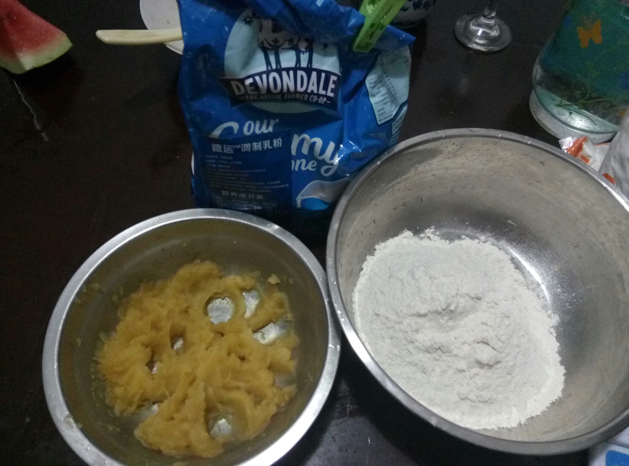 紅薯紫米麪包的做法 步骤1