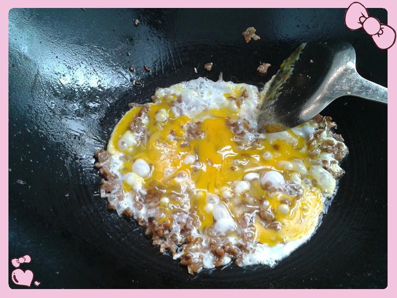 蘿蔔乾（菜脯）煎蛋的做法 步骤5