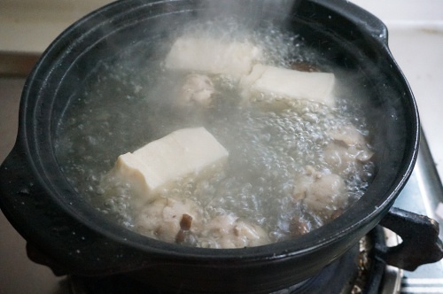 砂鍋凍豆腐肉丸湯的做法 步骤5