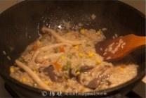 雜燴蘑菇燉飯的做法 步骤14