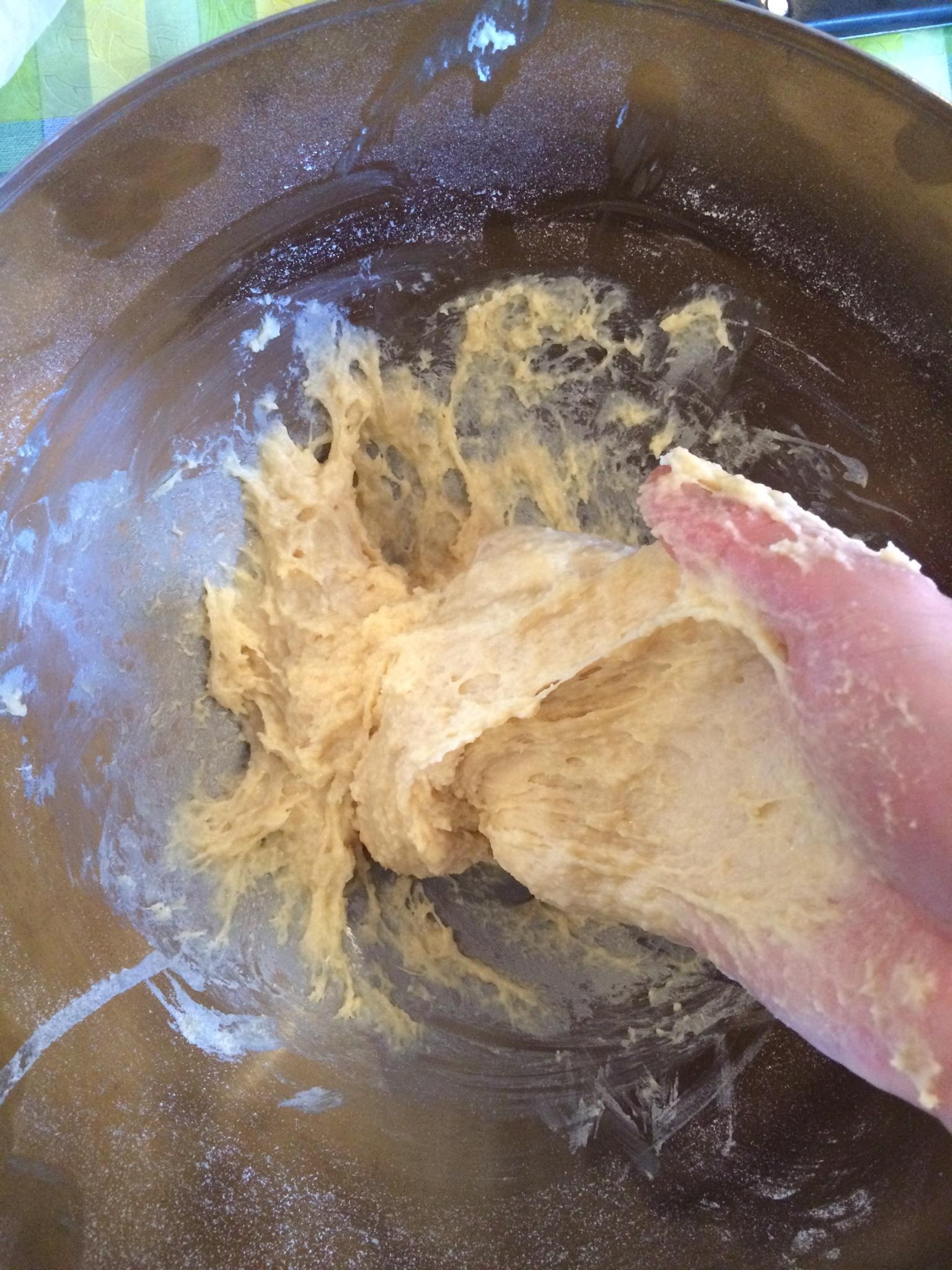 蜂蜜奶香小麪包（加了奶粉）的做法 步骤2