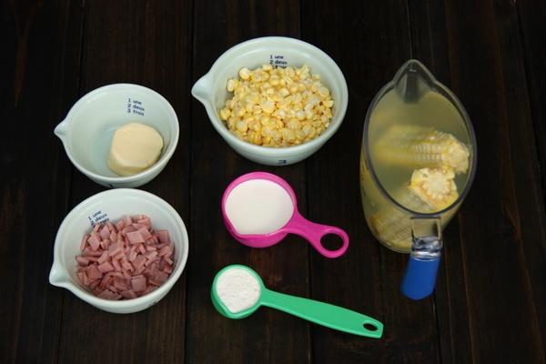 火腿玉米濃湯的做法 步骤1