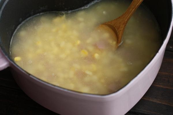 火腿玉米濃湯的做法 步骤4